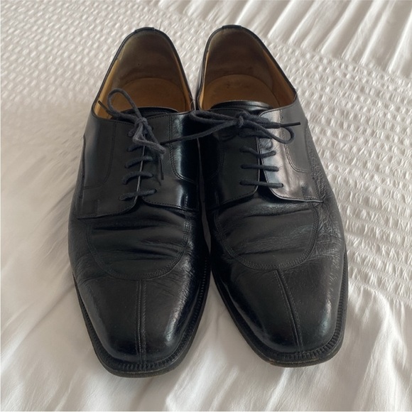 Men’s Moreschi Classic Black Oxfords (wedding shoes) size 11 main image 9
